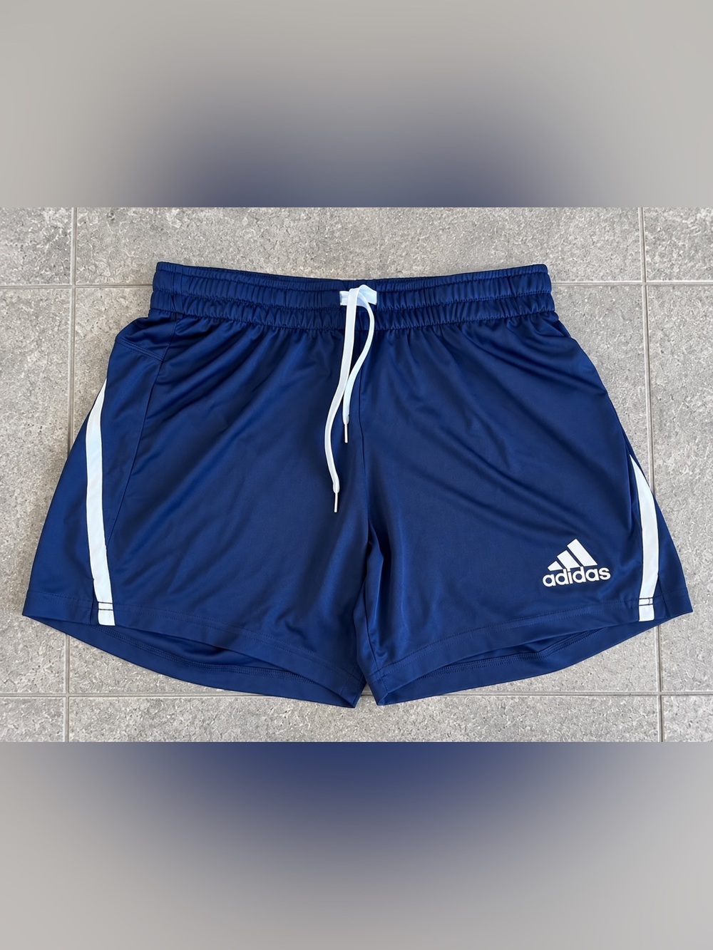 adidas AEROREADY Navy Blue Athletic Shorts Size Small